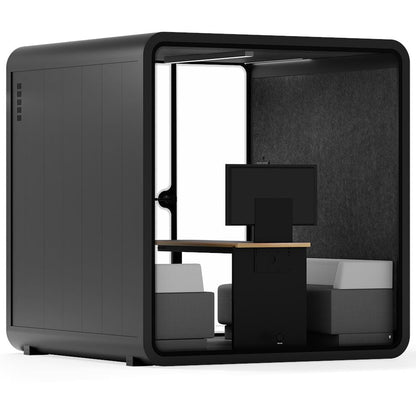 Sound box Meeting Booth Quell - 6 Person - XL-S115-DRK-GREY-ST-06-SY-05