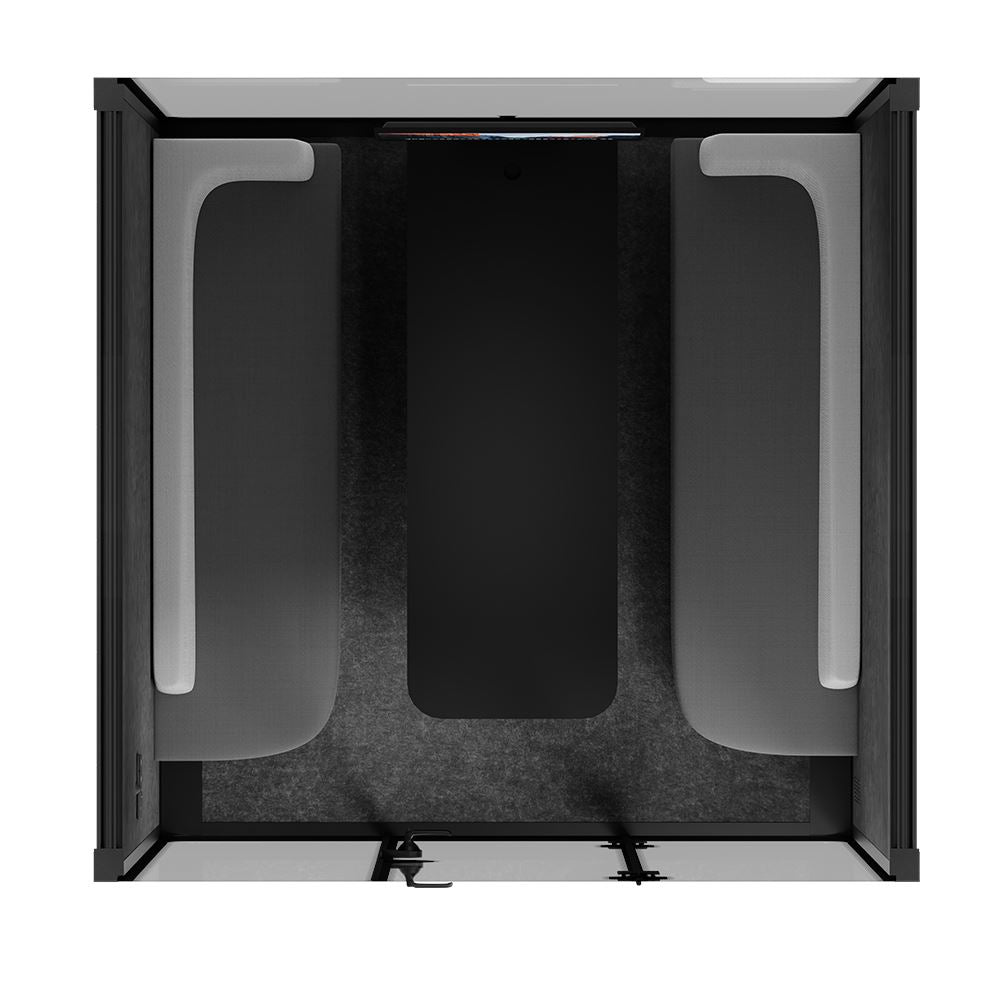 Sound box Meeting Booth Quell - 6 Person - XL-S115-DRK-GREY-ST-06-SY-05