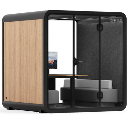 Sound box Meeting Booth Quell - 6 Person - XL-S115-DRK-GREY-ST-06-SY-05