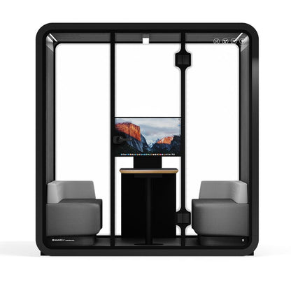 Sound box Meeting Booth Quell - 6 Person - XL-S115-DRK-GREY-ST-06-SY-05