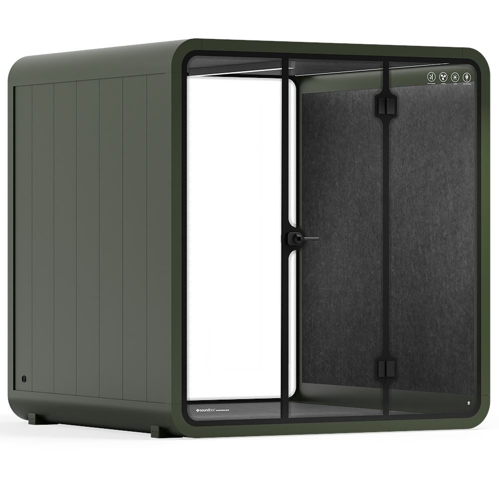 Sound box Meeting Booth Quell - 6 Person - XL-S115-DRK-GREY-ST-06-SY-05