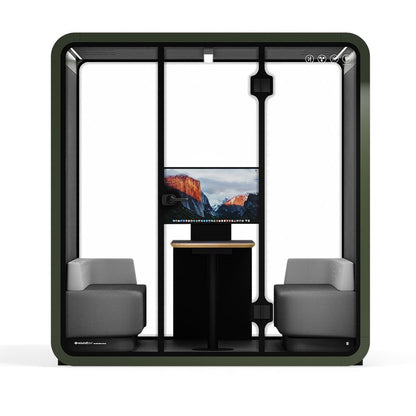 Sound box Meeting Booth Quell - 6 Person - XL-S115-DRK-GREY-ST-06-SY-05