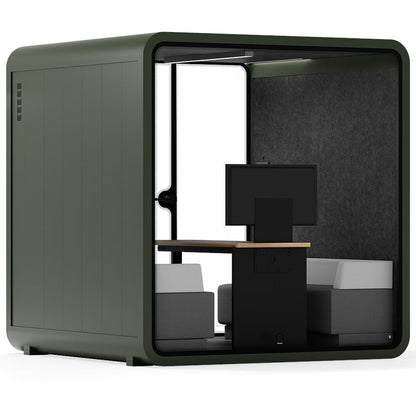 Sound box Meeting Booth Quell - 6 Person - XL-S115-DRK-GREY-ST-06-SY-05