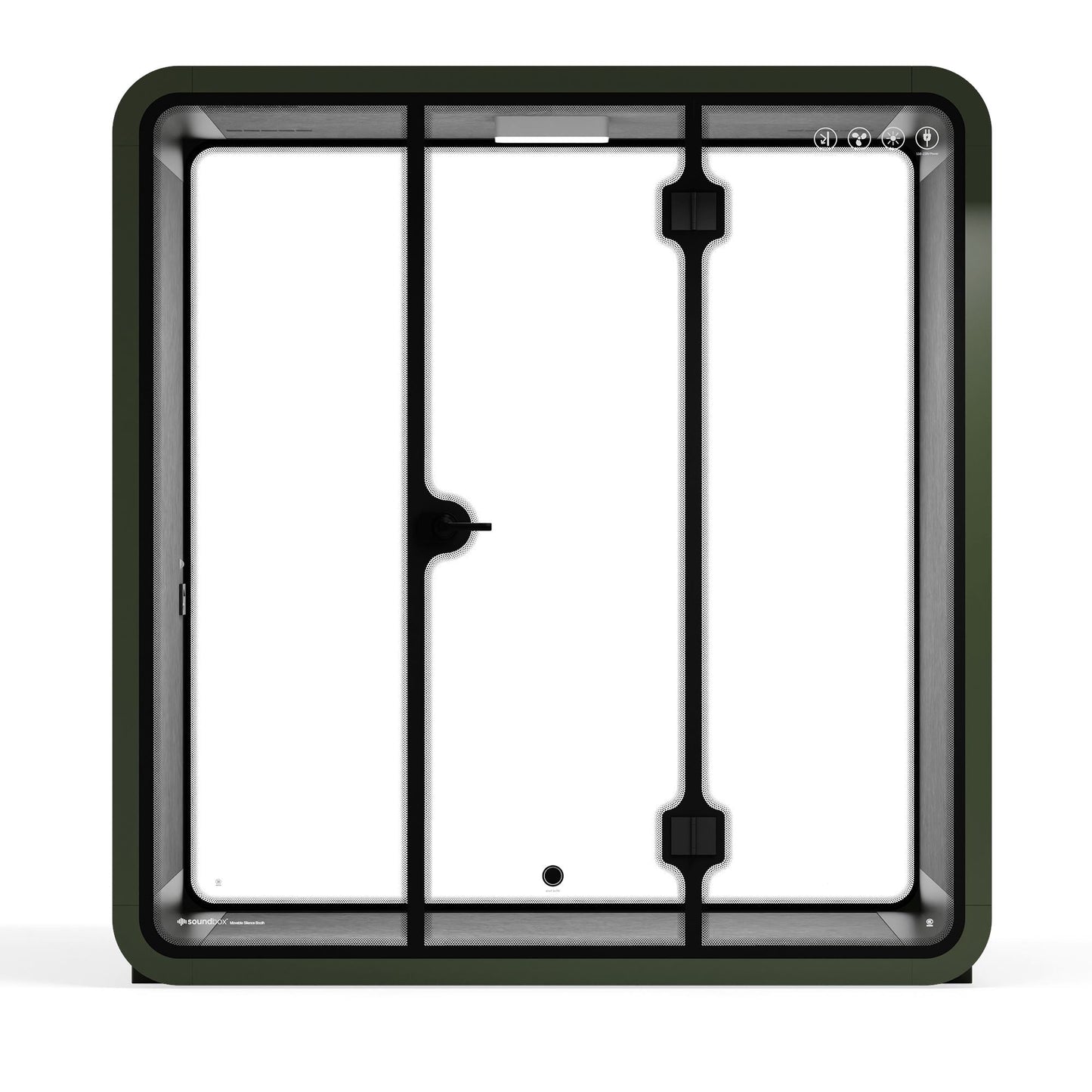 Sound box Meeting Booth Quell - 6 Person - XL-S115-DRK-GREY-ST-06-SY-05