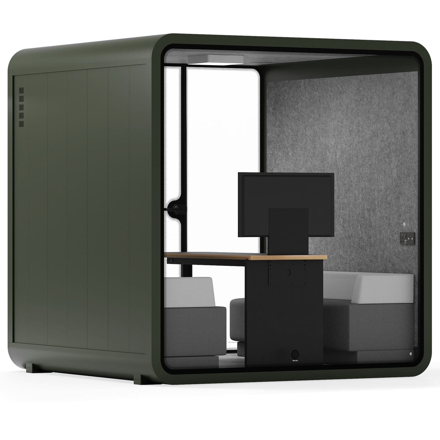 Sound box Meeting Booth Quell - 6 Person - XL-S115-DRK-GREY-ST-06-SY-05