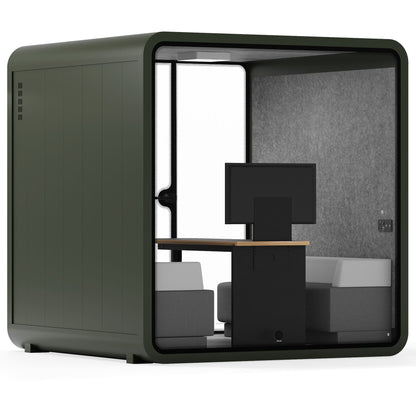 Sound box Meeting Booth Quell - 6 Person - XL-S115-DRK-GREY-ST-06-SY-05
