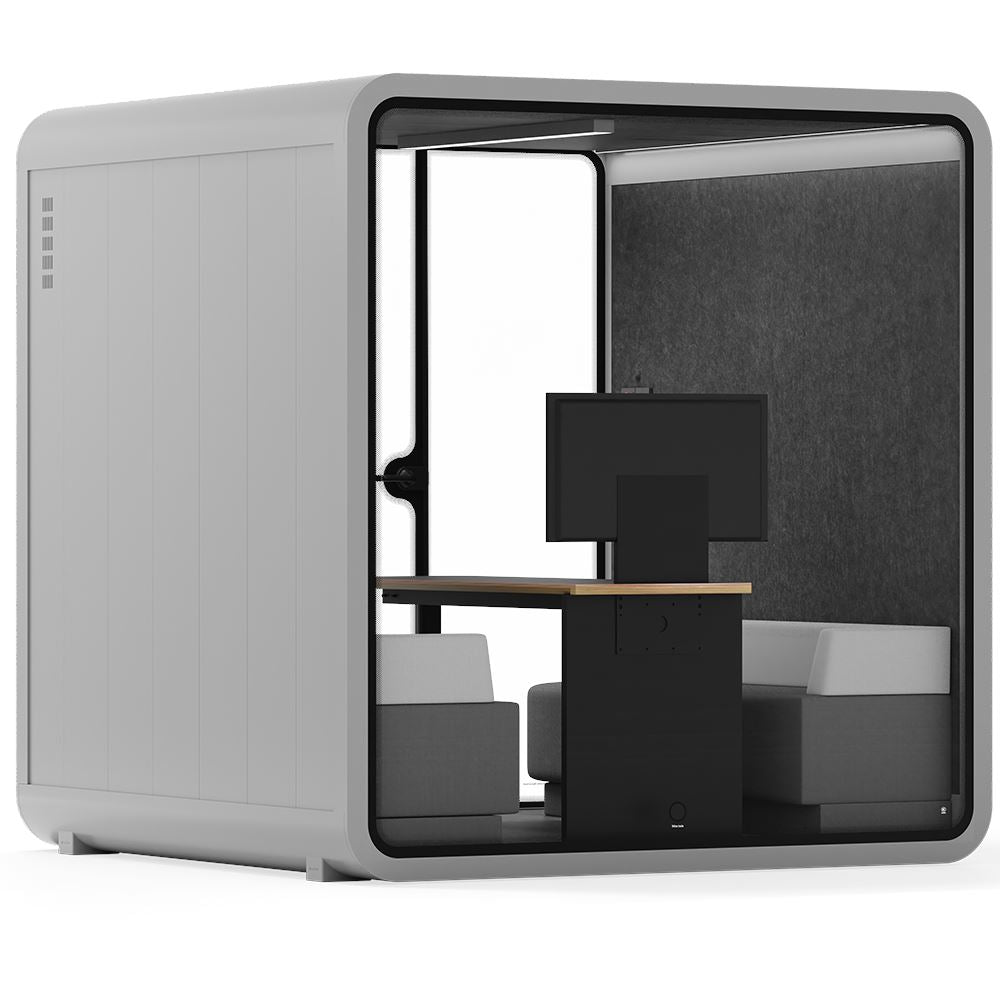 Sound box Meeting Booth Quell - 6 Person - XL-S115-DRK-GREY-ST-06-SY-05
