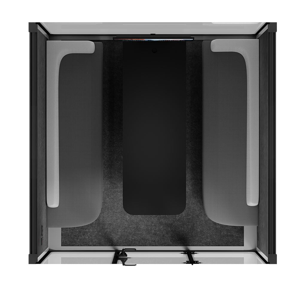 Sound box Meeting Booth Quell - 6 Person - XL-S115-DRK-GREY-ST-06-SY-05