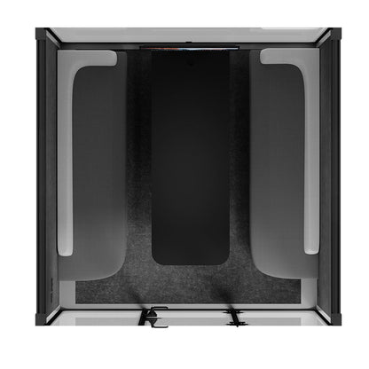 Sound box Meeting Booth Quell - 6 Person - XL-S115-DRK-GREY-ST-06-SY-05