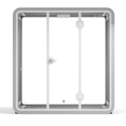 Sound box Meeting Booth Quell - 6 Person - XL-S115-DRK-GREY-ST-06-SY-05