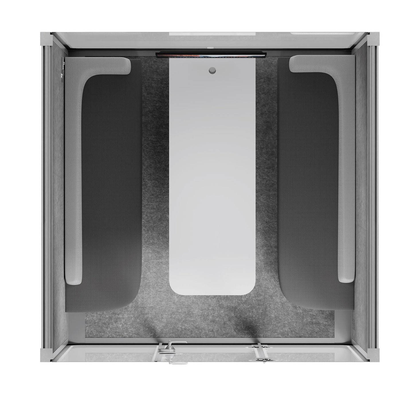 Sound box Meeting Booth Quell - 6 Person - XL-S115-DRK-GREY-ST-06-SY-05