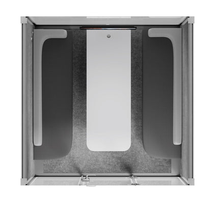 Sound box Meeting Booth Quell - 6 Person - XL-S115-DRK-GREY-ST-06-SY-05
