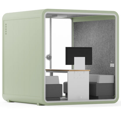 Sound box Meeting Booth Quell - 6 Person - XL-S115-DRK-GREY-ST-06-SY-05