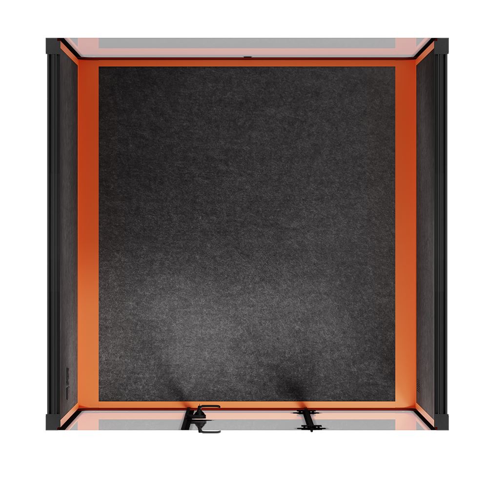 Sound box Meeting Booth Quell - 6 Person - XL-S115-DRK-GREY-ST-06-SY-05