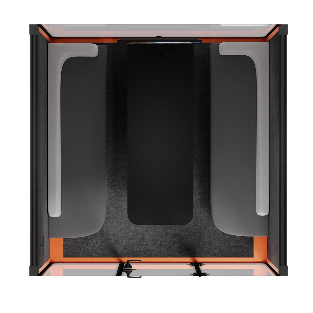 Sound box Meeting Booth Quell - 6 Person - XL-S115-DRK-GREY-ST-06-SY-05