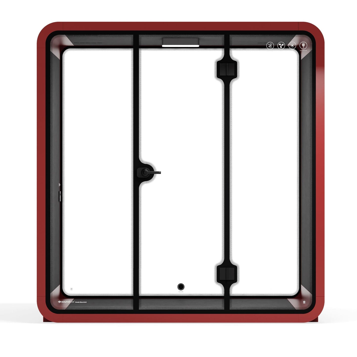 Sound box Meeting Booth Quell - 6 Person - XL-S115-DRK-GREY-ST-06-SY-05