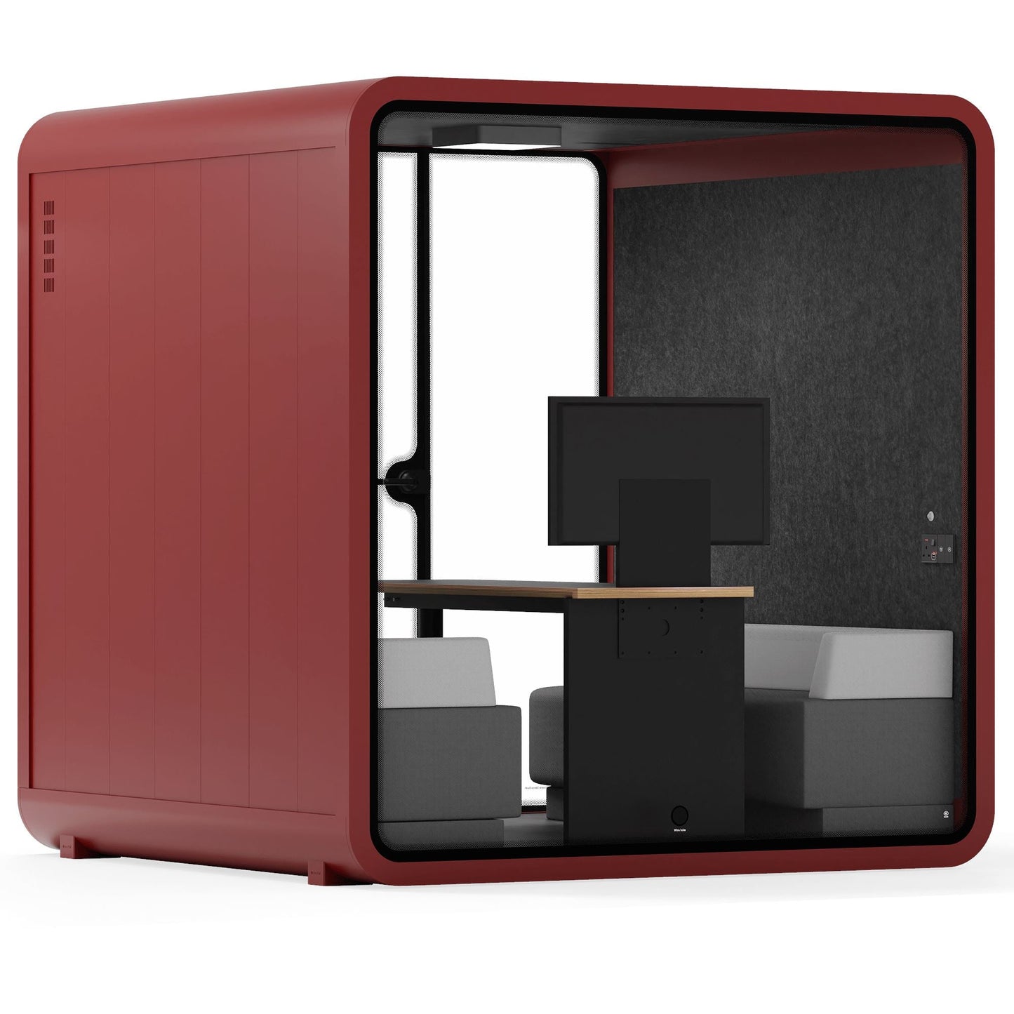 Sound box Meeting Booth Quell - 6 Person - XL-S115-DRK-GREY-ST-06-SY-05