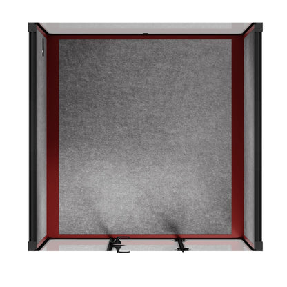 Sound box Meeting Booth Quell - 6 Person - XL-S115-DRK-GREY-ST-06-SY-05