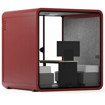 Sound box Meeting Booth Quell - 6 Person - XL-S115-DRK-GREY-ST-06-SY-05