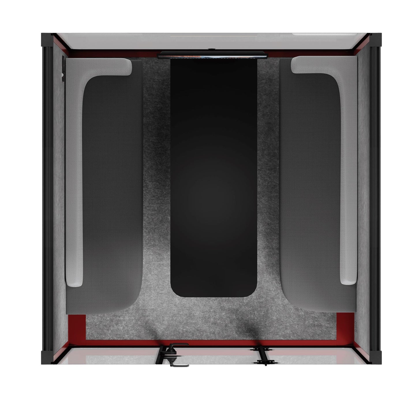 Sound box Meeting Booth Quell - 6 Person - XL-S115-DRK-GREY-ST-06-SY-05