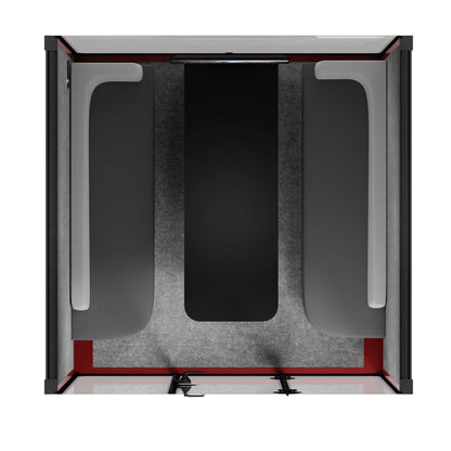 Sound box Meeting Booth Quell - 6 Person - XL-S115-DRK-GREY-ST-06-SY-05