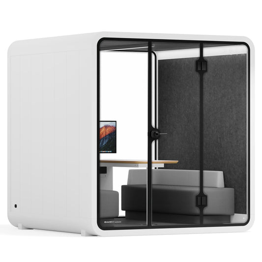 Sound box Meeting Booth Quell - 6 Person - XL-S115-DRK-GREY-ST-06-SY-05