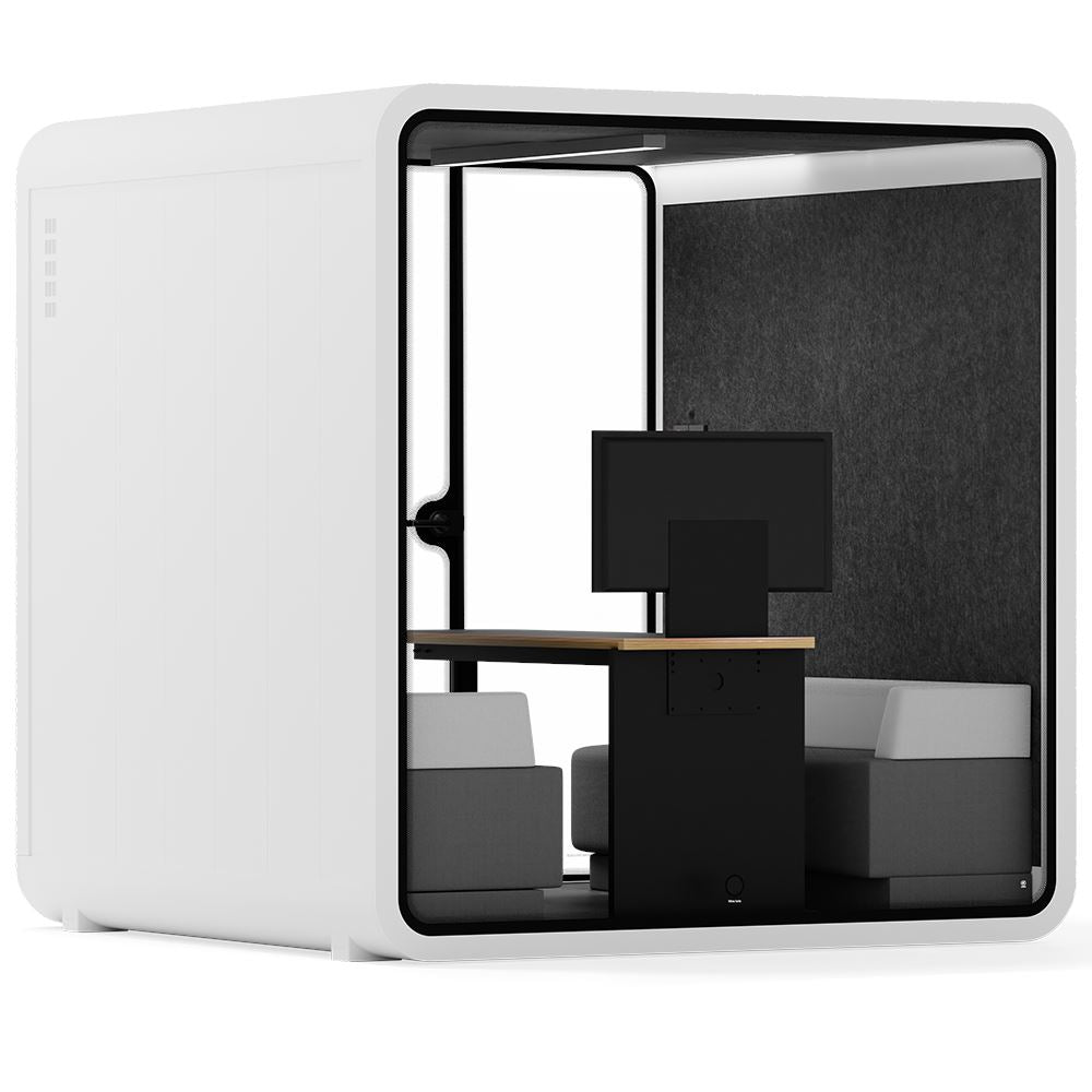 Sound box Meeting Booth Quell - 6 Person - XL-S115-DRK-GREY-ST-06-SY-05