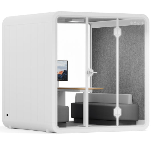 Sound box Meeting Booth Quell - 6 Person - XL-S115-DRK-GREY-ST-06-SY-05