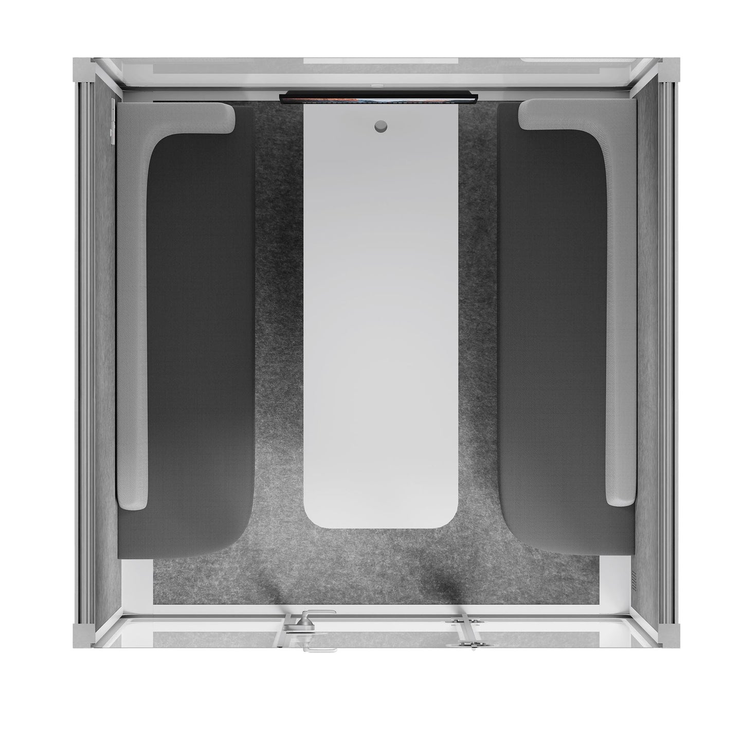Sound box Meeting Booth Quell - 6 Person - XL-S115-DRK-GREY-ST-06-SY-05