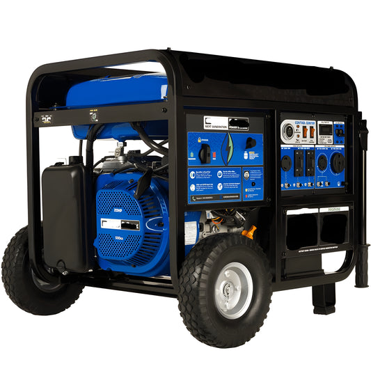 DuroMax 13,000 Watt Portable Dual Fuel Gas Propane CO Alert Generator - XP13000HX