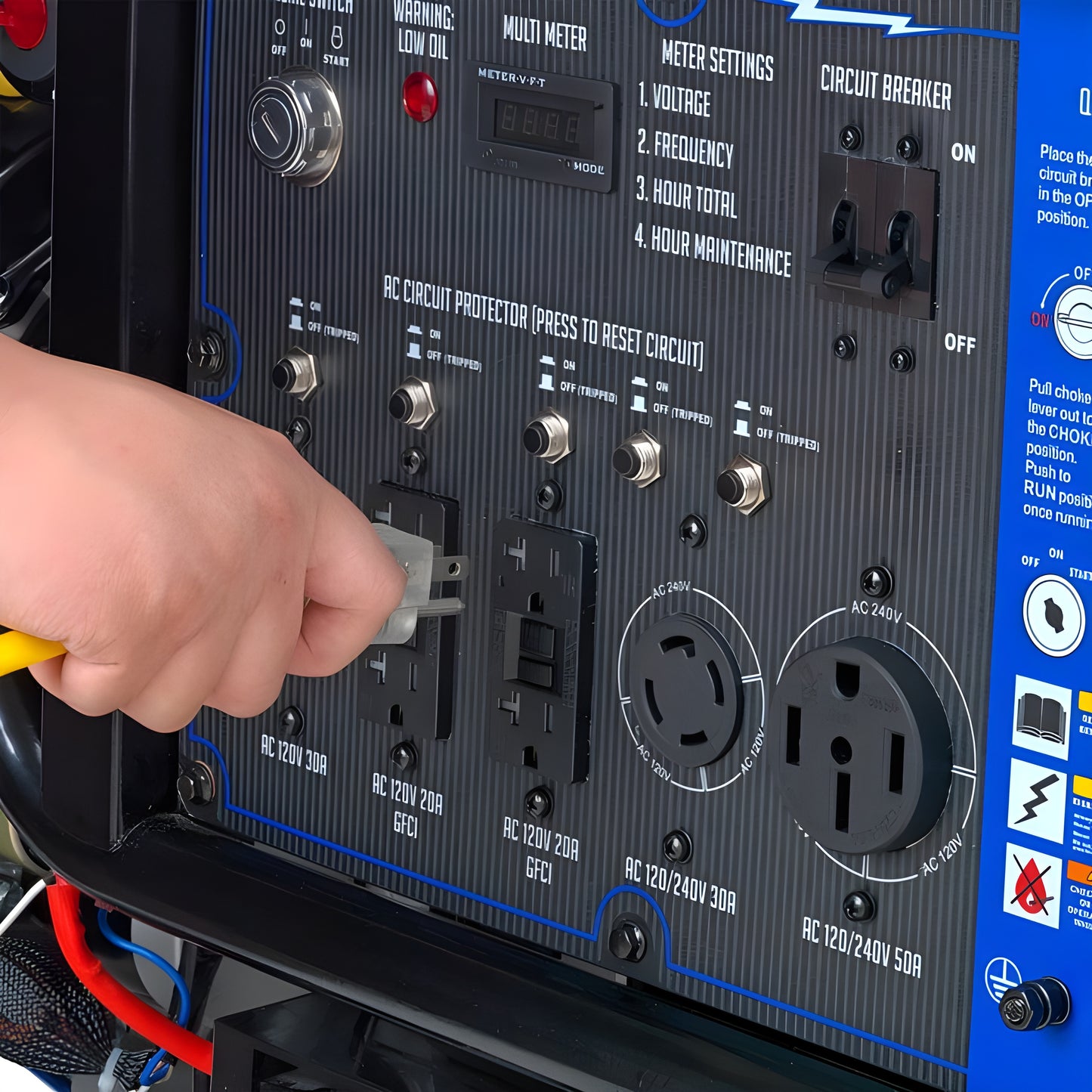 DuroMax 15,000 Watt Portable Gas Powered Generator - XP15000E