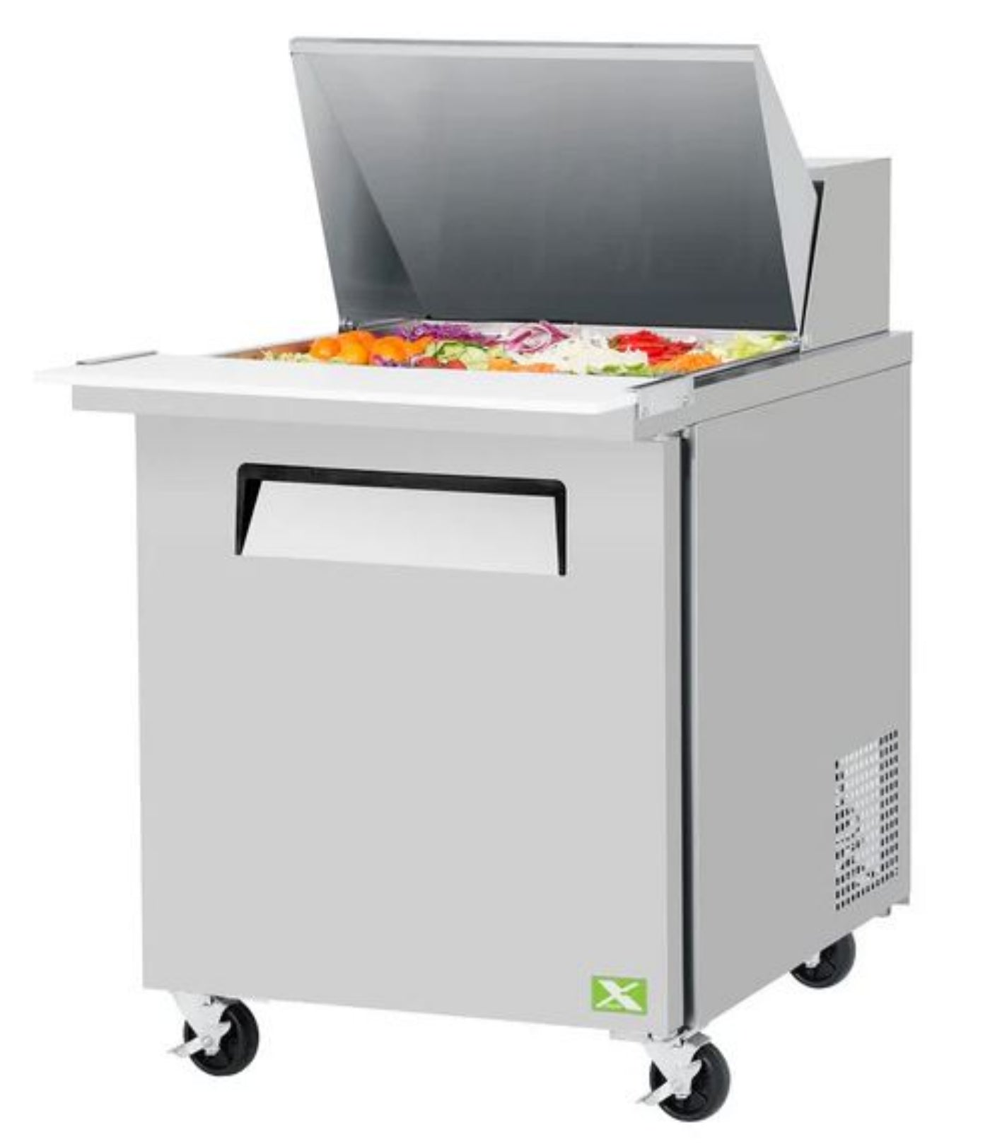 Refrigeration X - XST-28-12-N6 Mega Top Sandwich Prep Table 12 Pan - XST-28-12-N6