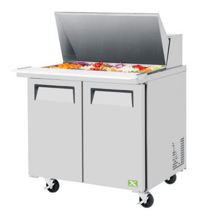 Refrigeration X - XST-36-15-N6 Mega Top Sandwich Prep Table 15 Pan - XST-36-15-N6