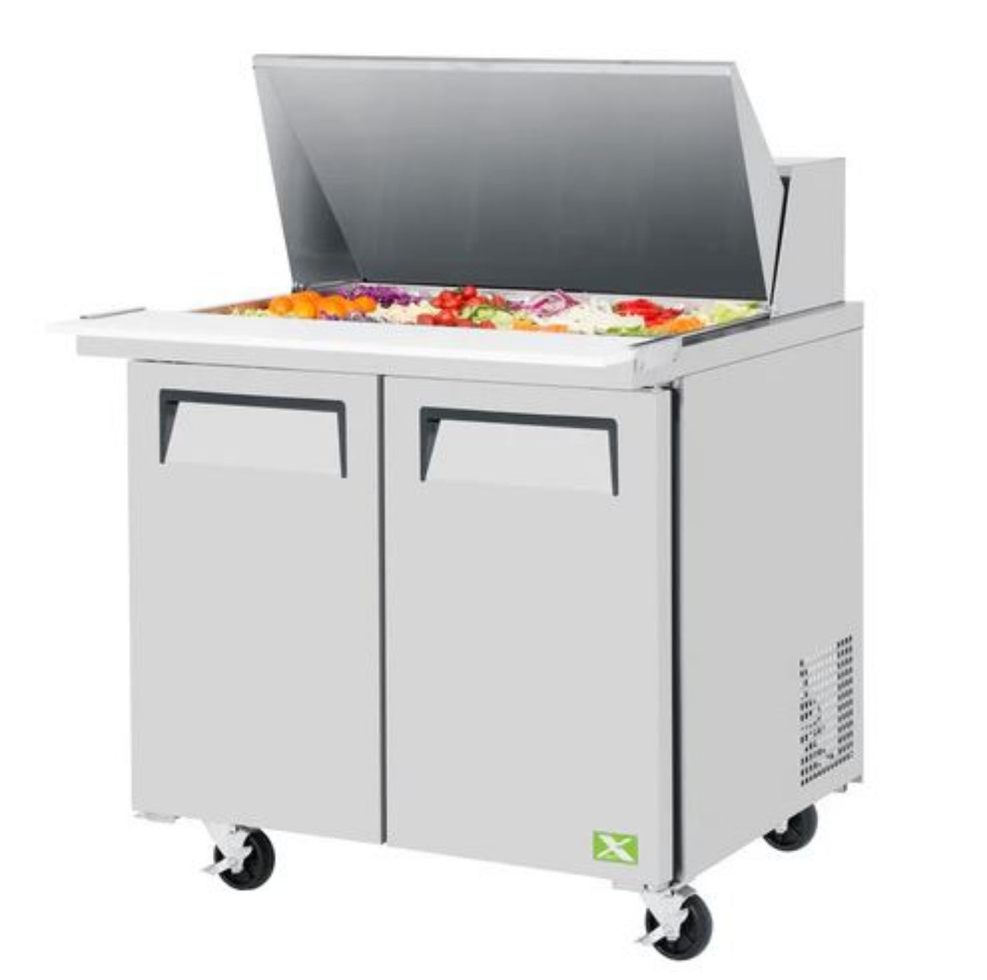 Refrigeration X - XST-36-15-N6 Mega Top Sandwich Prep Table 15 Pan - XST-36-15-N6