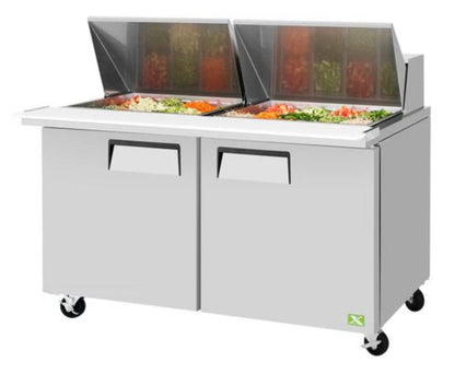 Refrigeration X - XST-60-24-N Mega Top Sandwich Prep Table 24 Pan - XST-60-24-N