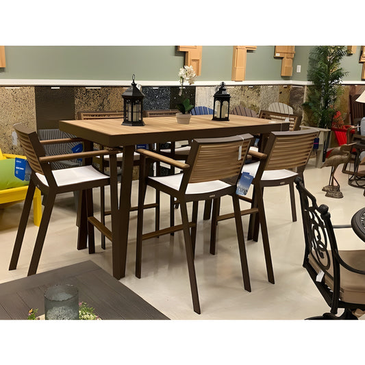 Higold York Rectangular Bar Table – Latte - HGA-20479864