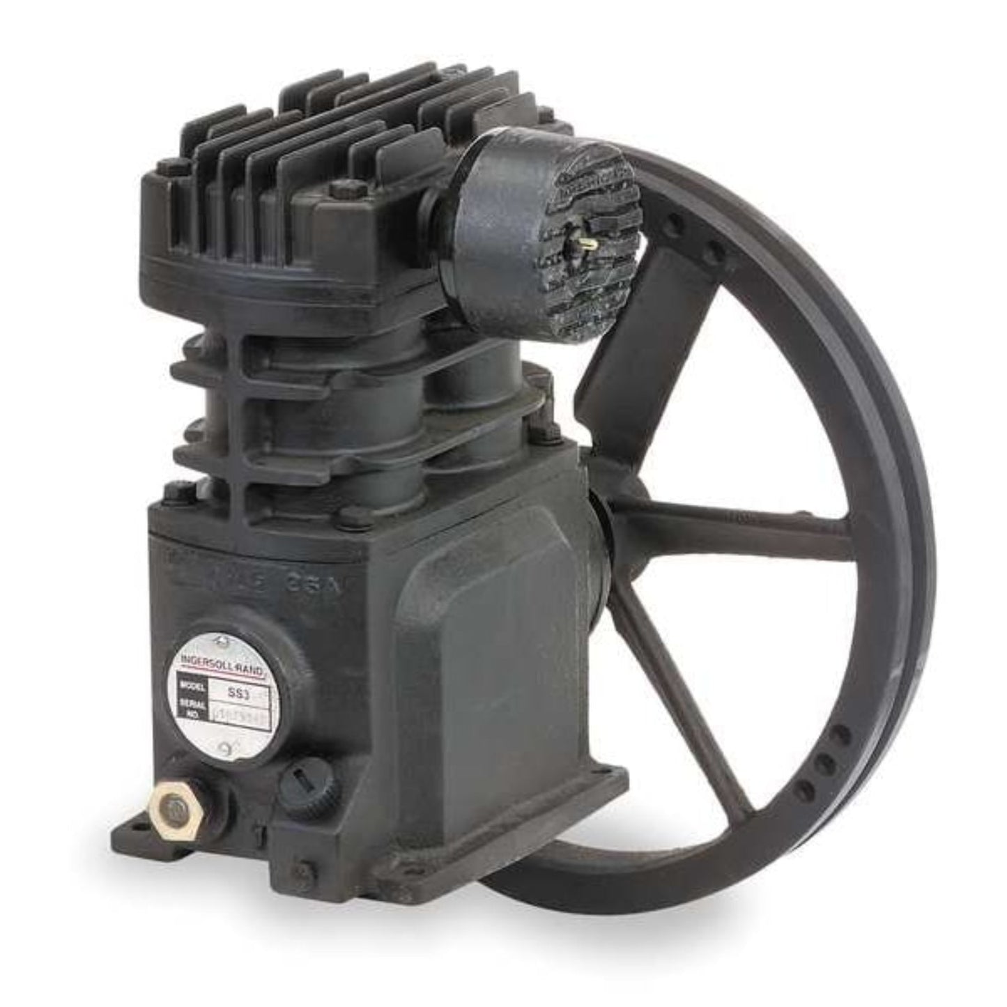 Ingersoll Rand Air Compressor Pump, 5 hp, 1 Stage, 40 fl oz Oil Capacity, 2 Cylinder - G8482871
