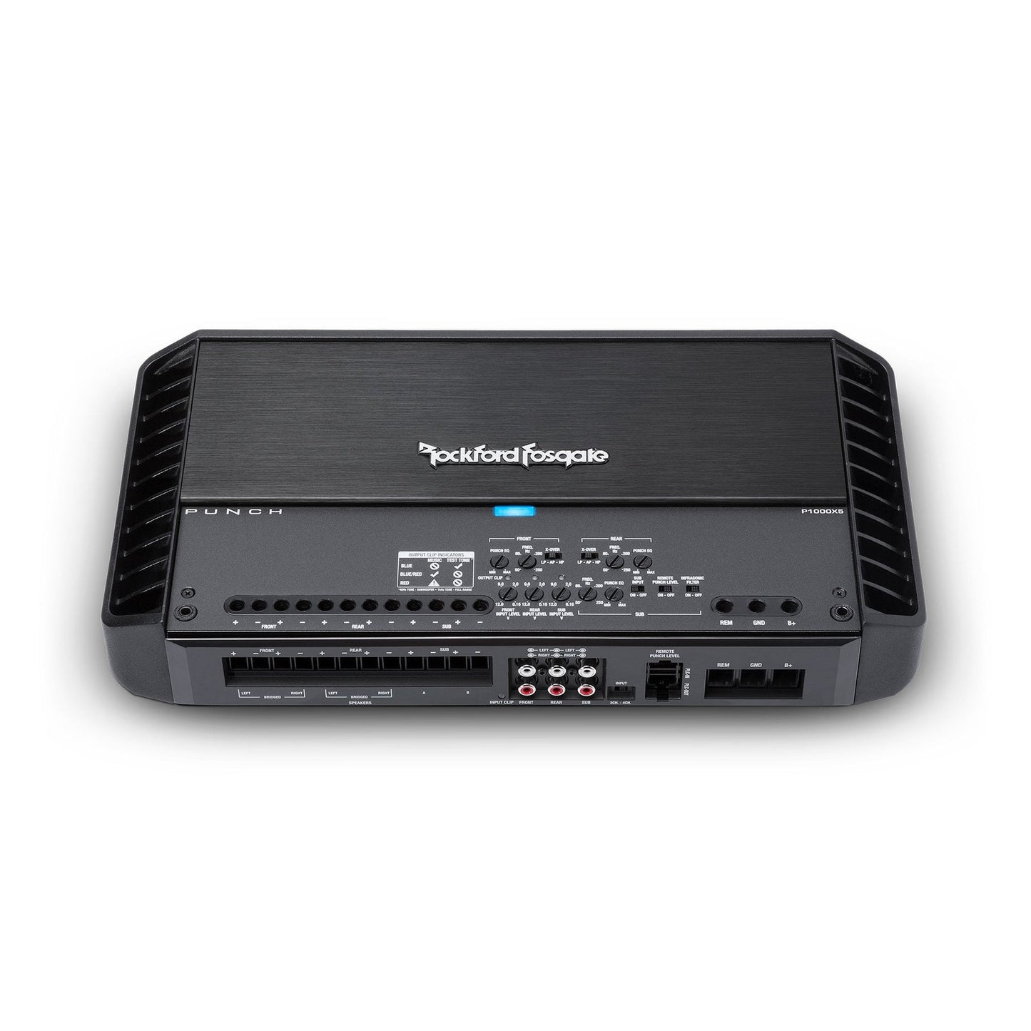 Rockford Fosgate P1000X5 Punch 1,000 W Class BD 5 Channel Car Amplifier 4 Pack - 194056
