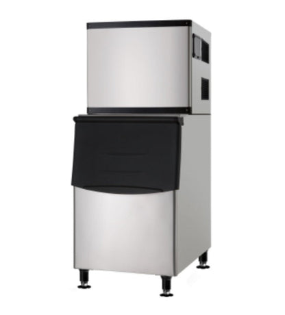 Chef AAA - A350K, Commercial 350 lb Ice Cube Maker Ice Machine with Bin Air Cooled - A350K