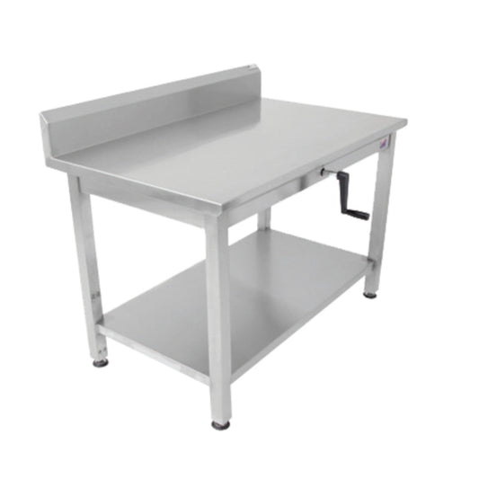 John Boos LT6R5-3072SSW ADA Stainless Steel 72" Work Table, Adjustable Height