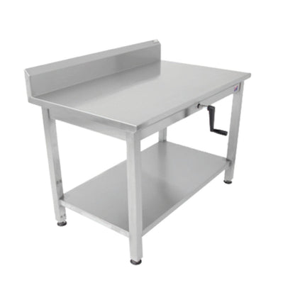 John Boos LT6R5-3072SSW ADA Stainless Steel 72" Work Table, Adjustable Height