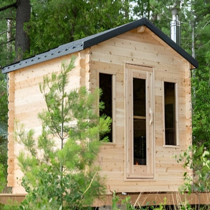 Dundalk Leisure Canadian Timber Georgian Cabin Sauna CTC88W - CTC88W-NH