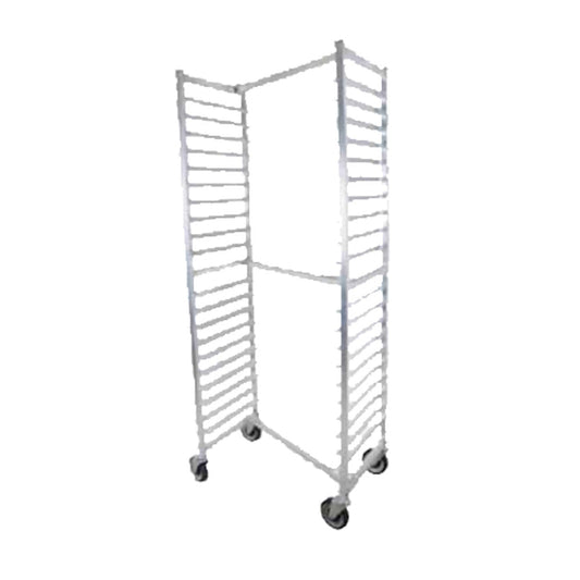John Boos ABPR-1820-ZNS Mobile Side-Loading Bun Pan Rack with Welded Set-Up and Nesting Design - JBABPR1820ZNS