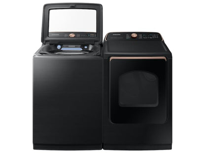 SAMSUNG 7.4 CF SMART ELECTRIC DRYER W STEAM SANITIZE+ AND SENSOR DRY - DVE55A7700V-KT