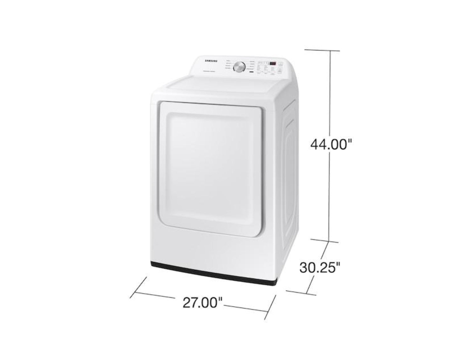 SAMSUNG DVG45T3200W 7.2 cu. ft. Gas Dryer with Sensor Dry in White - DVG45T3200W-KT
