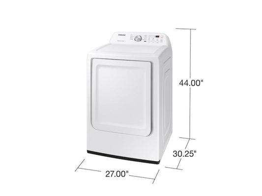 SAMSUNG DVG45T3200W 7.2 cu. ft. Gas Dryer with Sensor Dry in White - DVG45T3200W-KT
