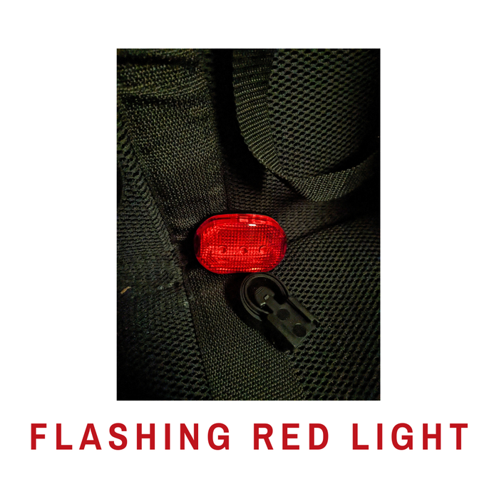 Adaptive Star Flashing Red Safety Light