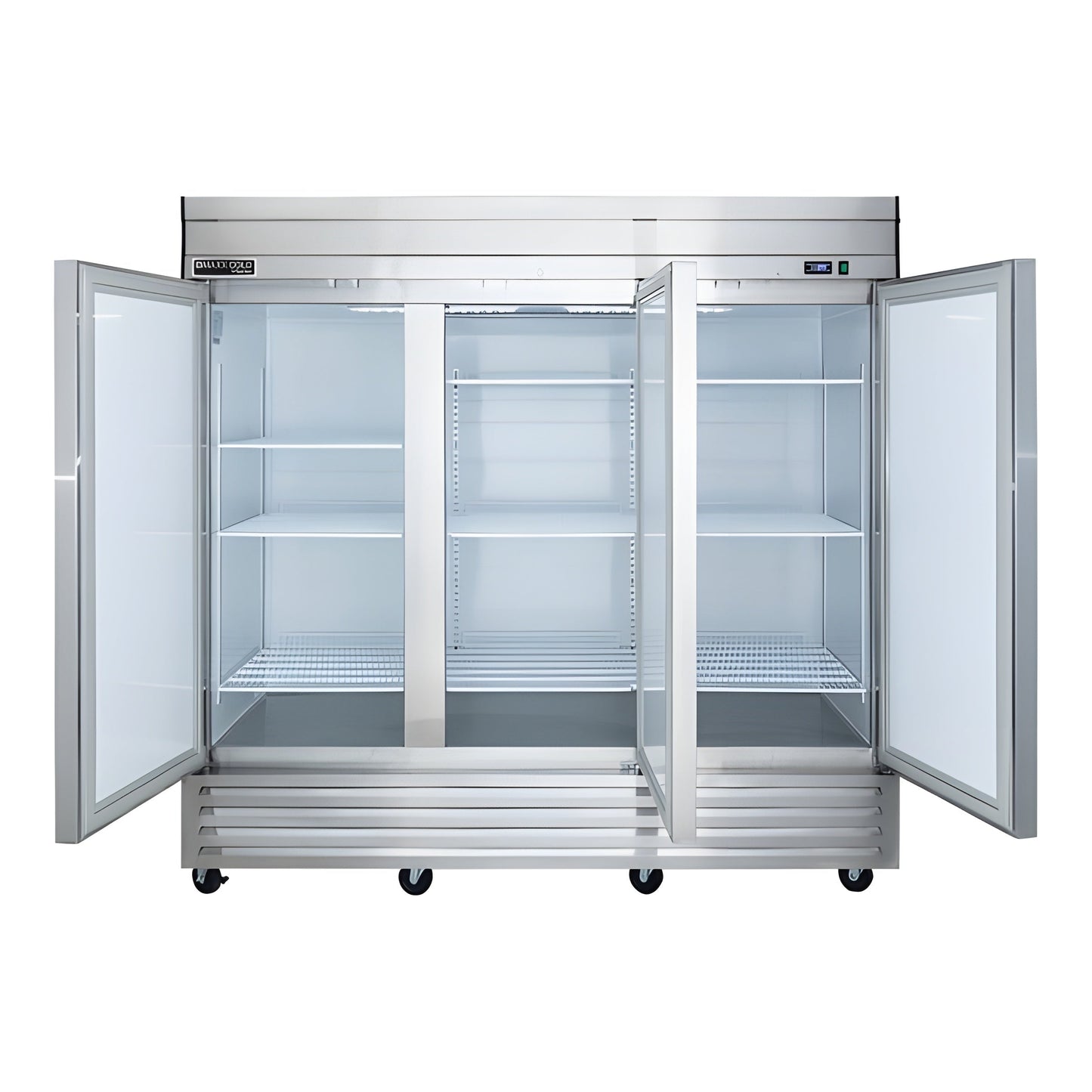Maxx Cold V-Series 3 Door Reach-In Refrigerator, Bottom Mount, in Stainless Steel -  MVR-72FDHC