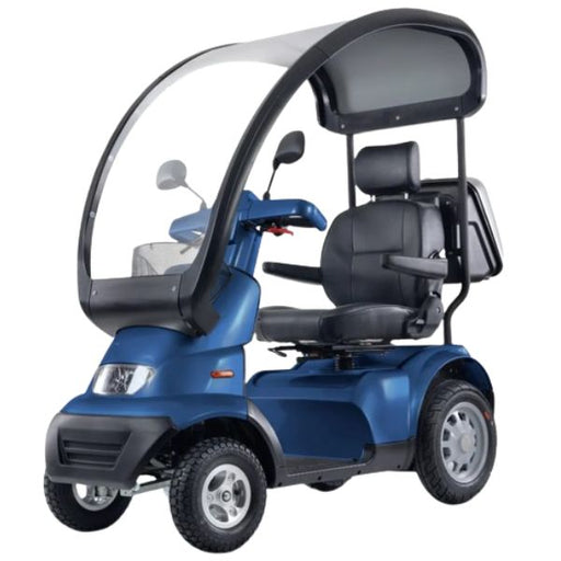 Afikim Afiscooter S4 4-Wheel Mobility Scooter with Hard Top Canopy