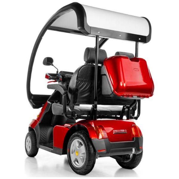 Afikim Afiscooter S4 4-Wheel Mobility Scooter with Hard Top Canopy